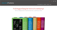 Desktop Screenshot of heinrichsweikamp.com